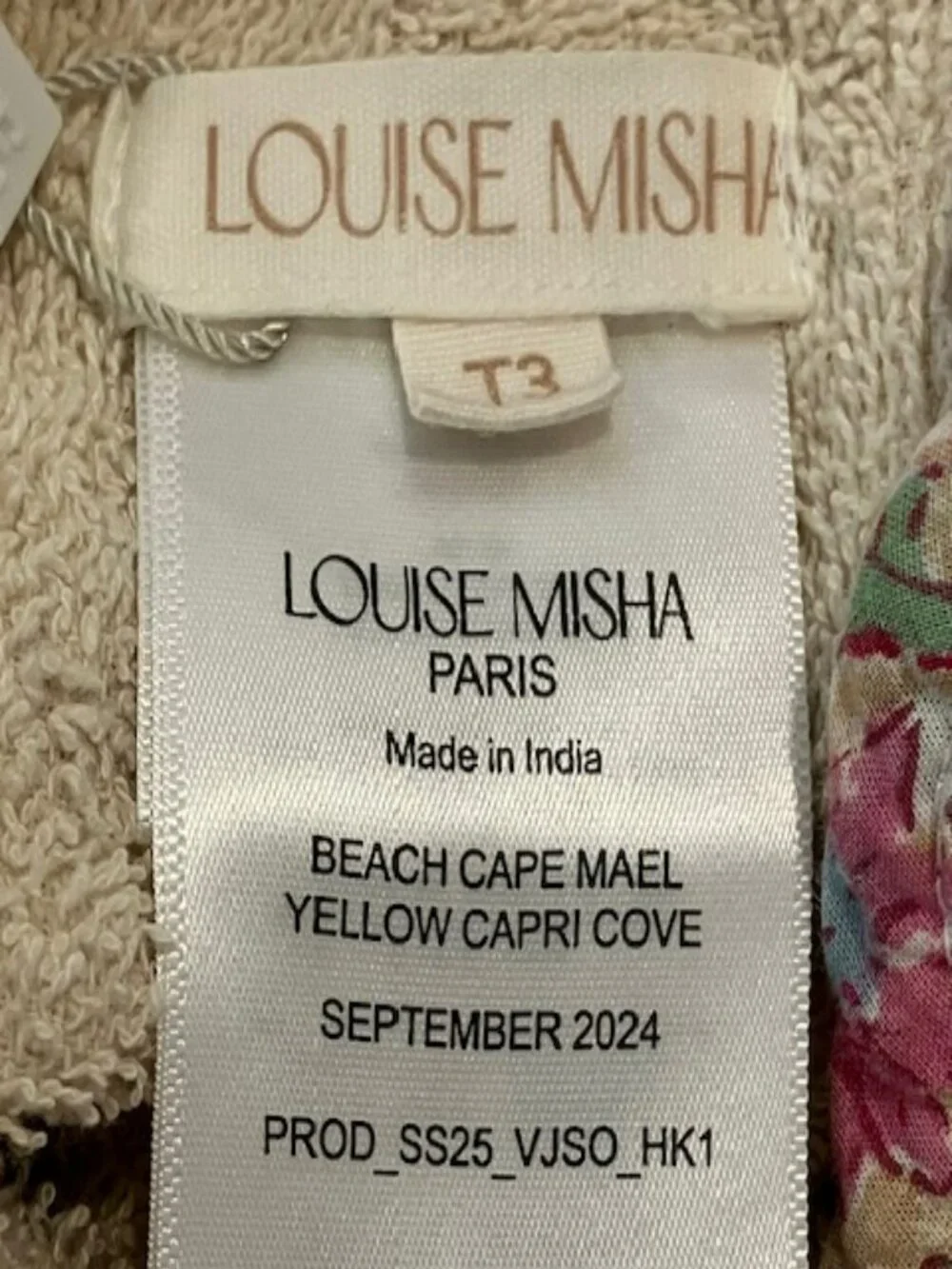 Louise Misha Mael Beach Cape - Yellow Capri Cove
